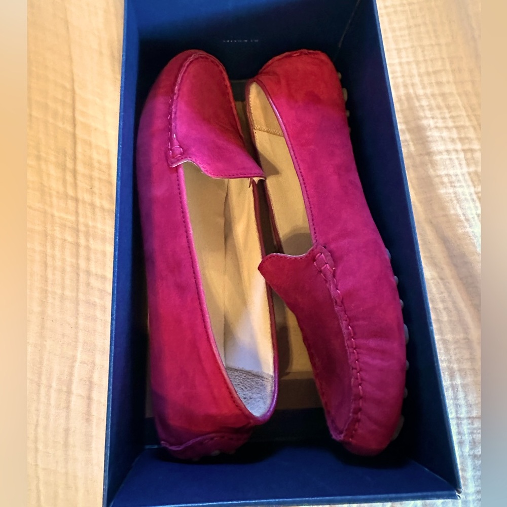 NIB Cole Haan Haneli II Suede Driver Shoe Sz 11